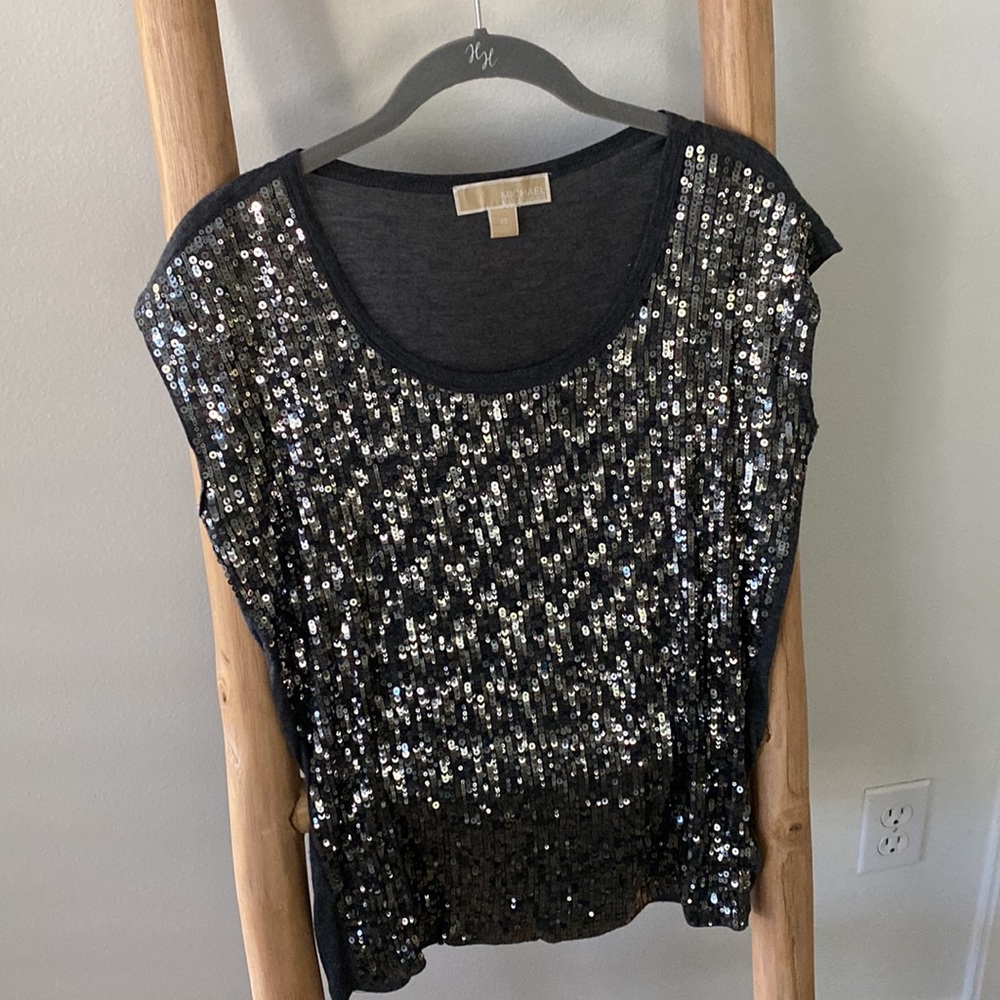 S Charcoal Michael Kors top